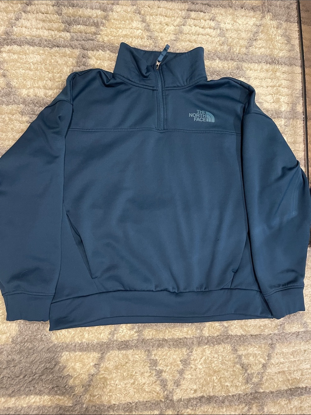 The North Face Navy Blue Quarter-Zip Pullover